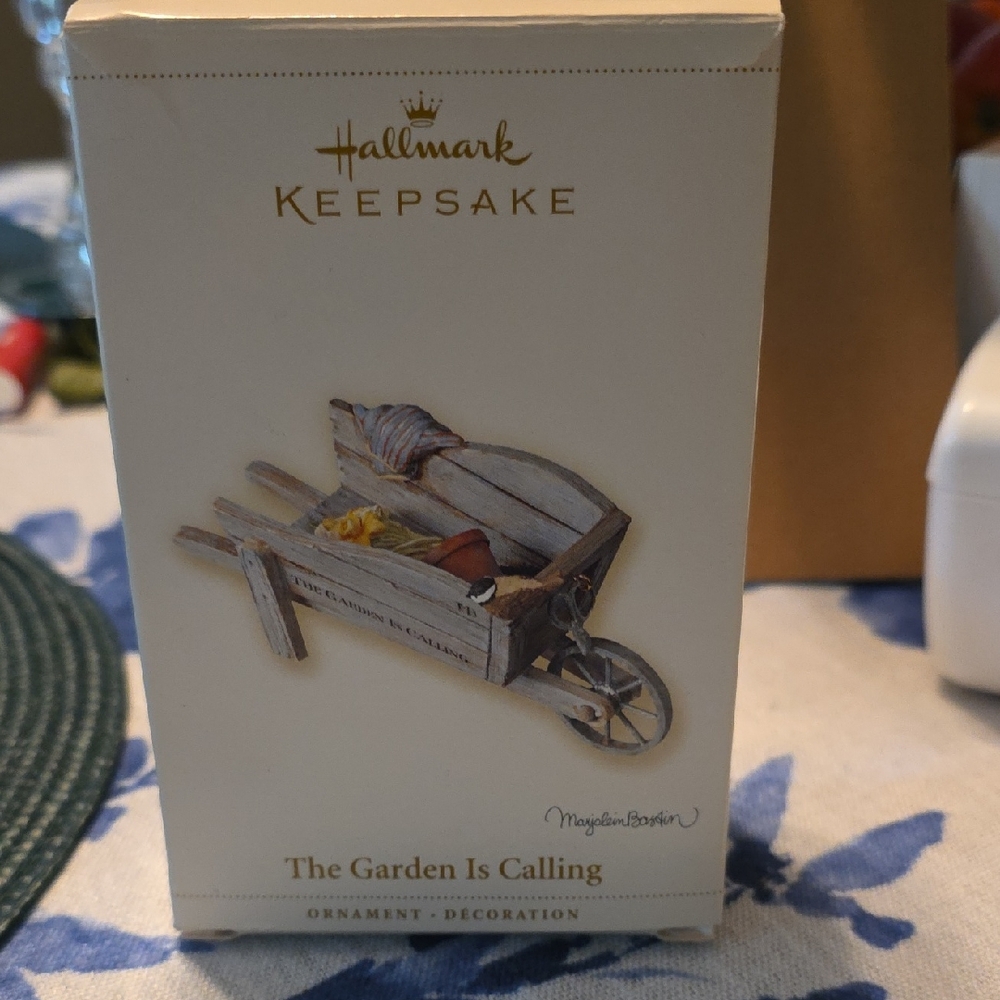 Hallmark The Garden Is Calling Wheelbarrow